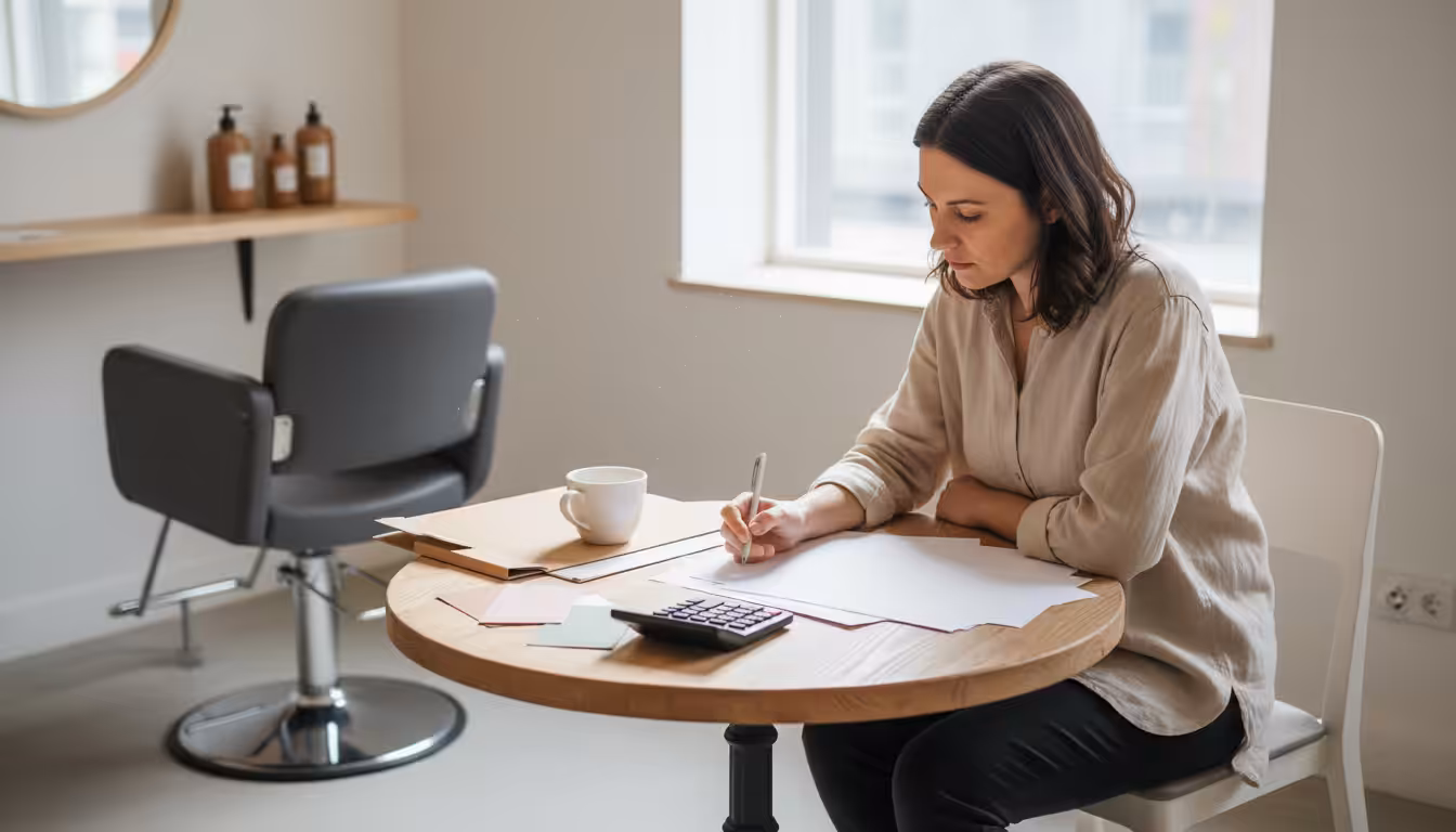 A beauty salon business plan: a template with numbers