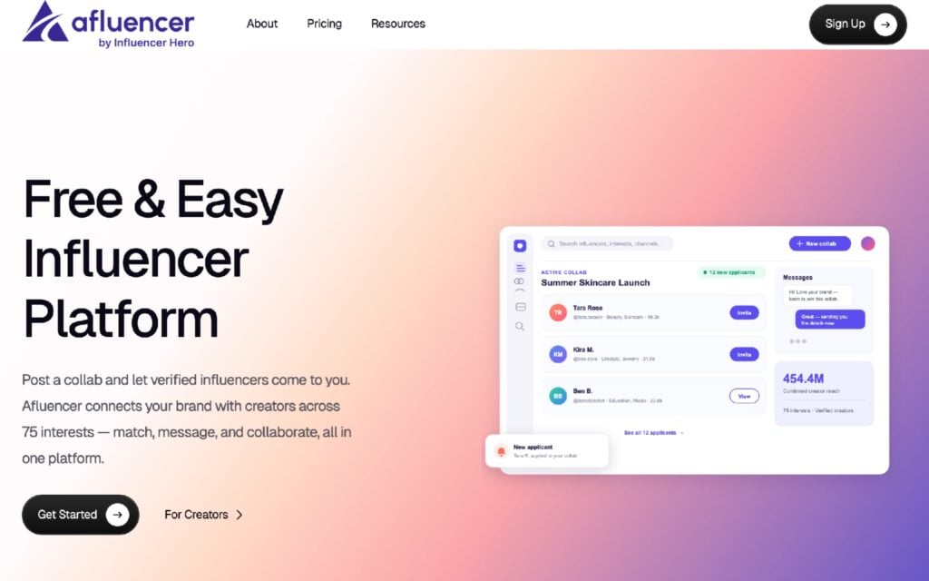 microinfluencersafluencermarketplace The Altegio Times Afluencer marketplace where brands post collabs for creators