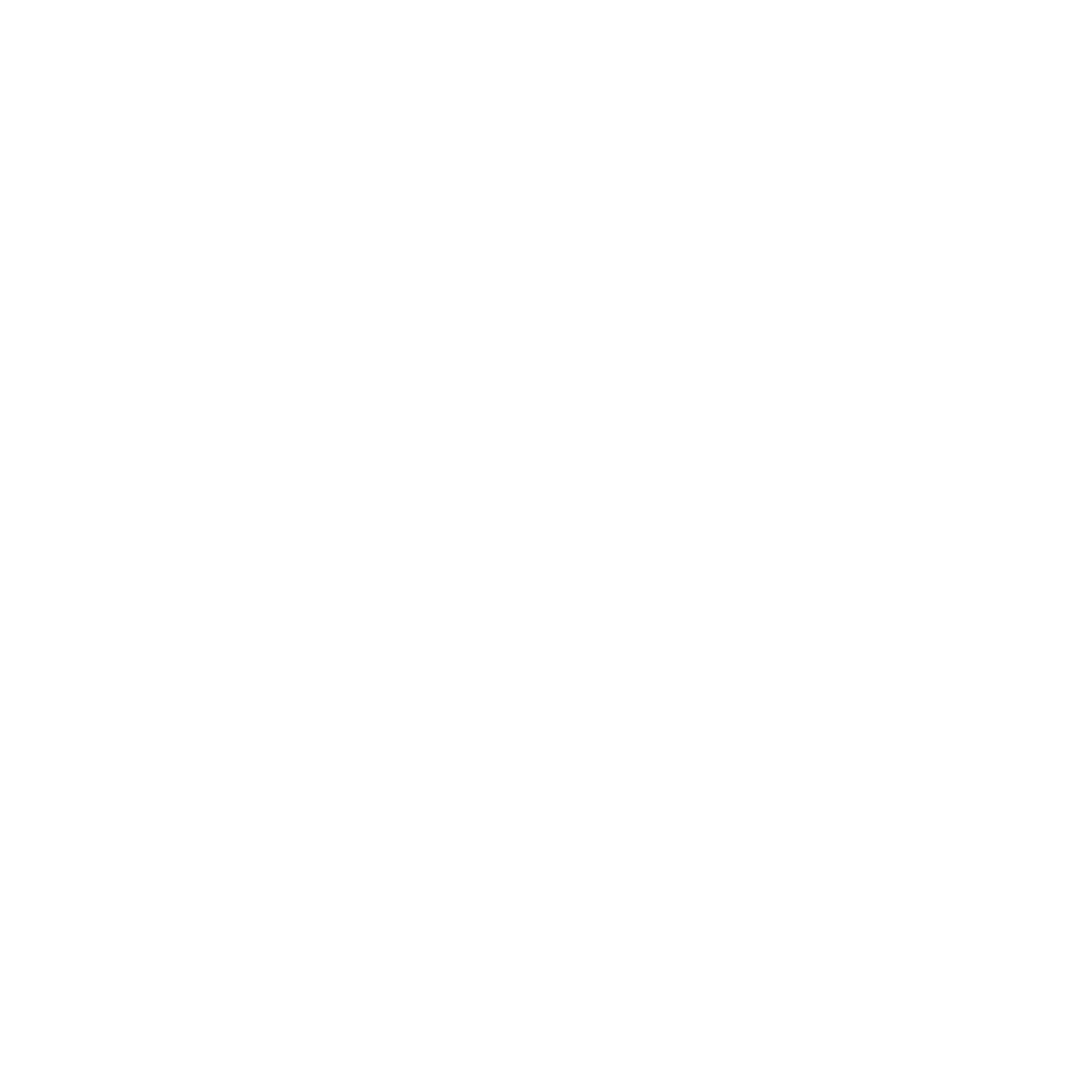 Large white abstract icon on a black background featuring two check marks and rounded shapes.