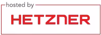 Logo indicating hosting by Hetzner