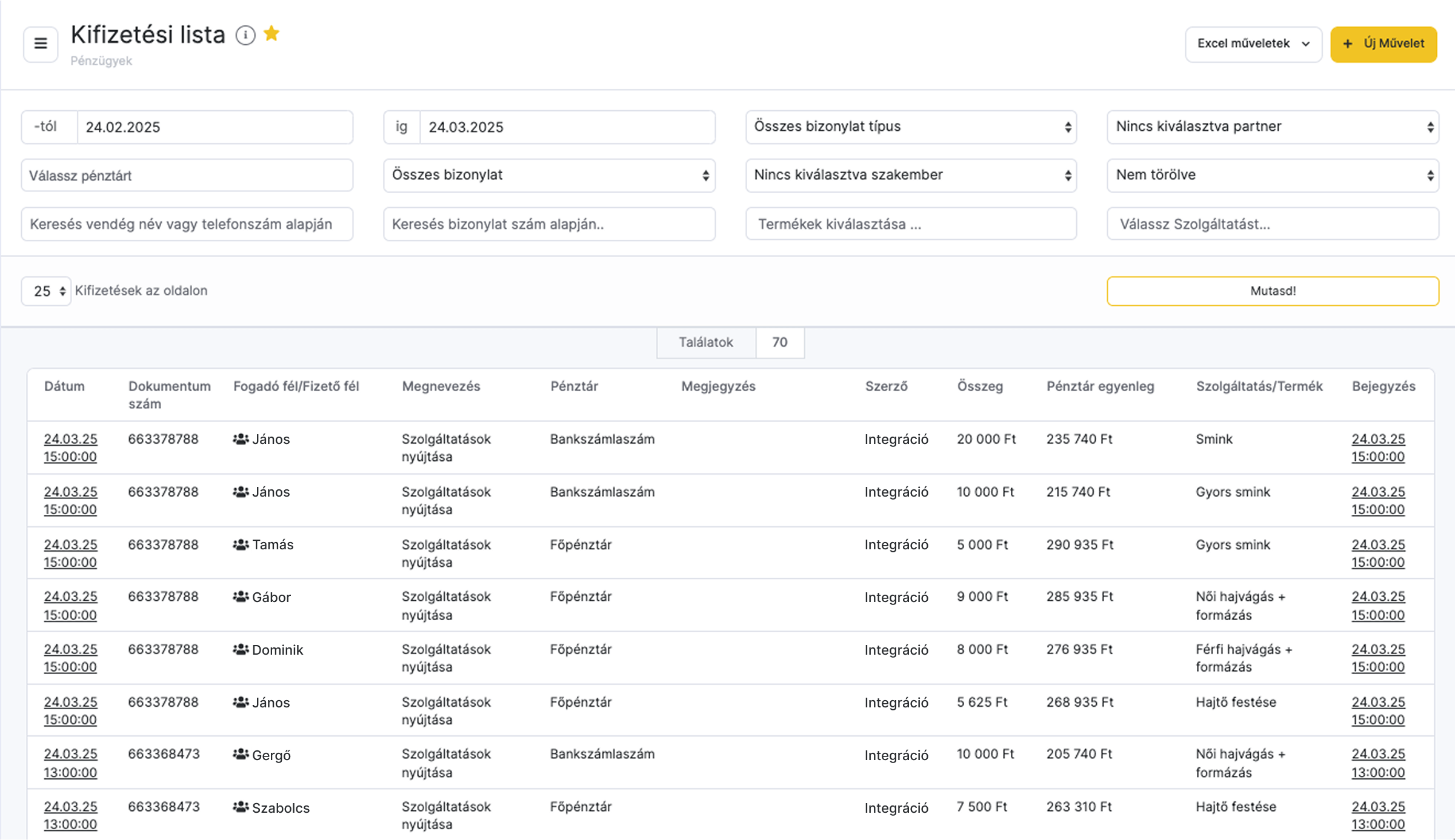 pénzügyek és számvitel