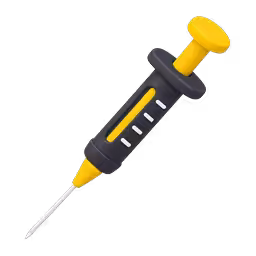 Icon: a syringe